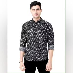 Gentlemen's Outfitters USA Floral Print Button Down Shirt
